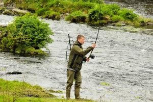 Fly-fishing on the Bandon River